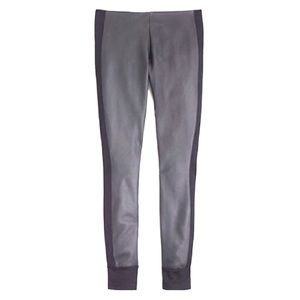 NWT J. Crew Gigi Leather Joggers
